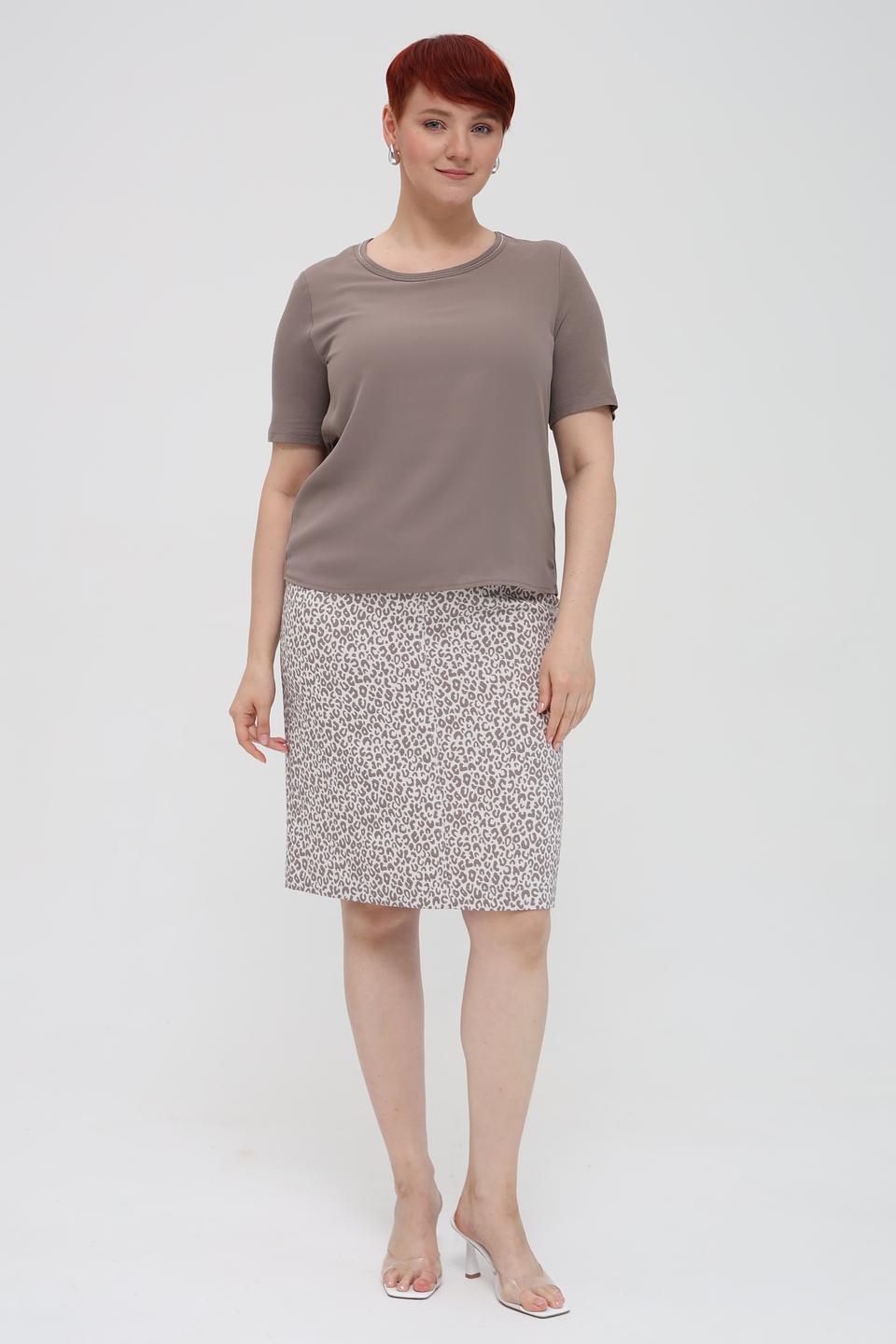 Футболка Frank Walder женская серая