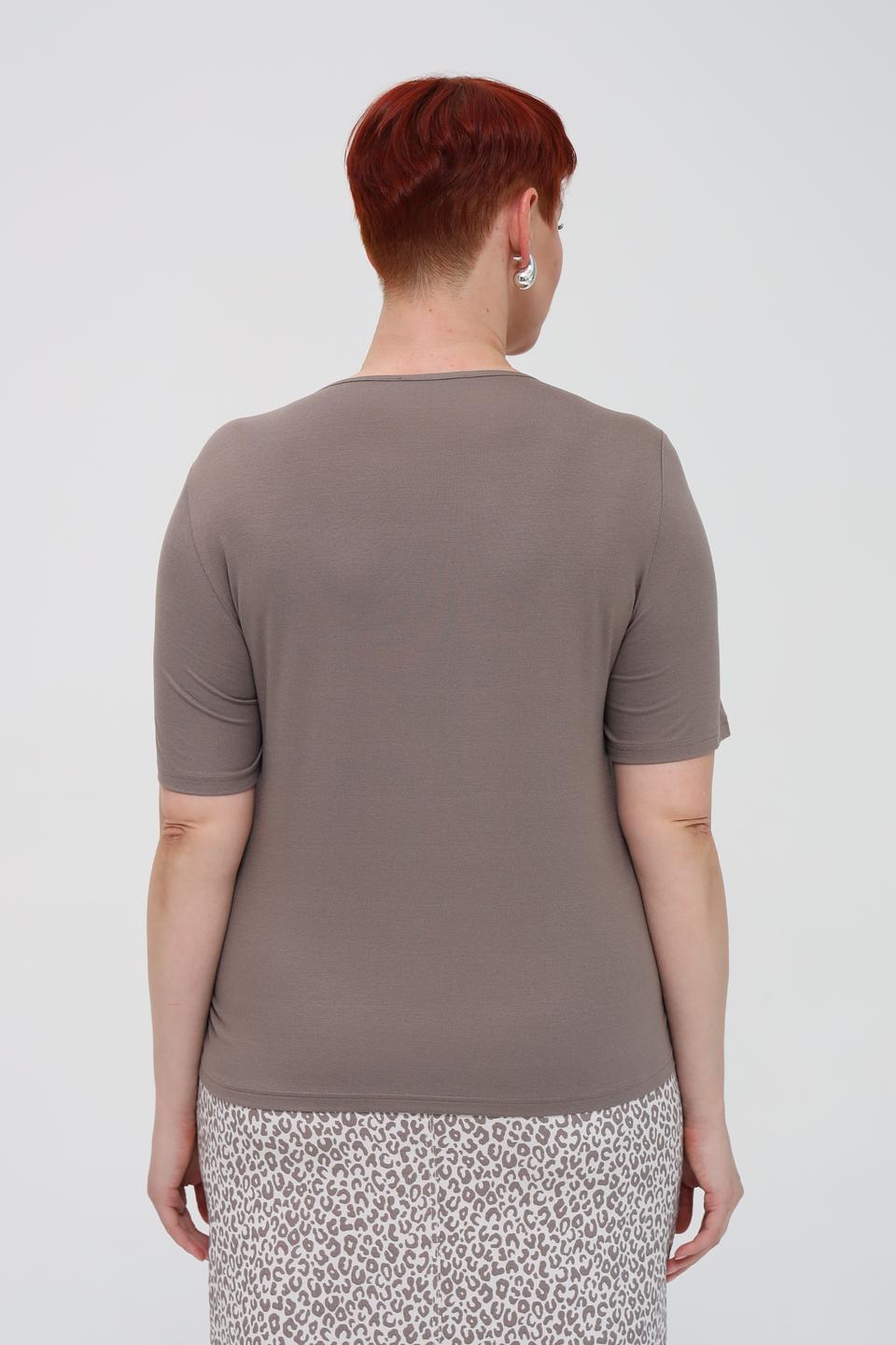 Футболка Frank Walder женская серая