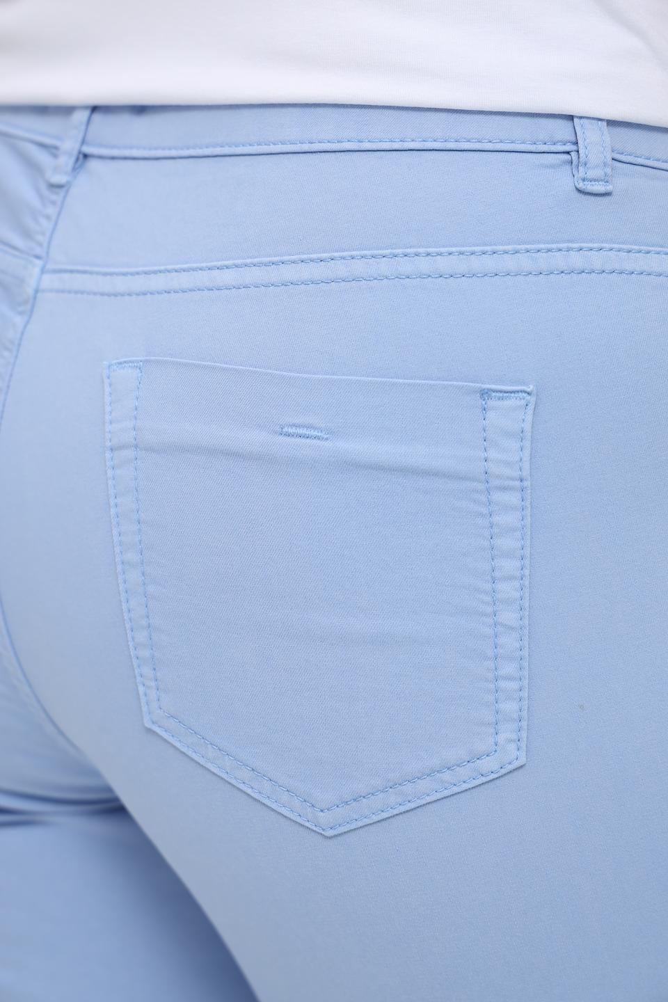 Брюки кл Oui женские голубые