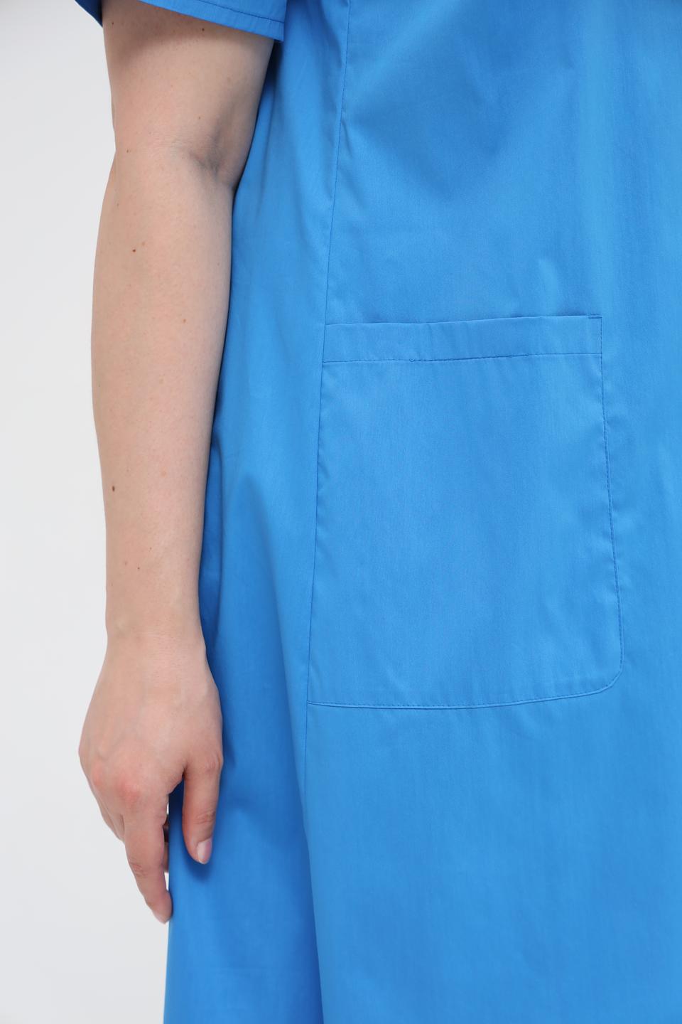 Платье Rabe collection голубое приталенное