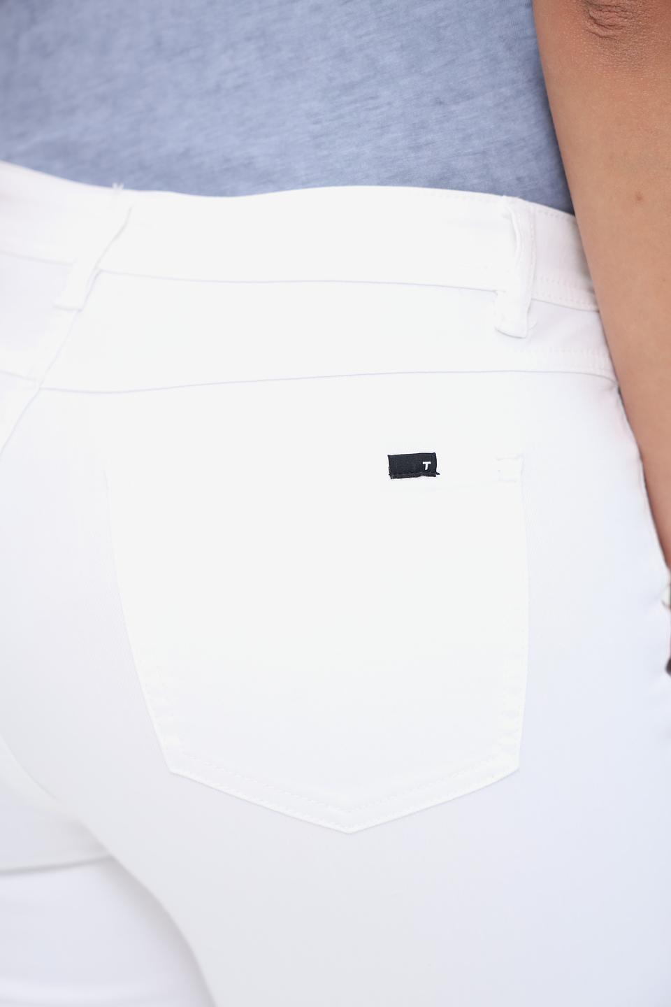 Джинсы Taifun прямые белые