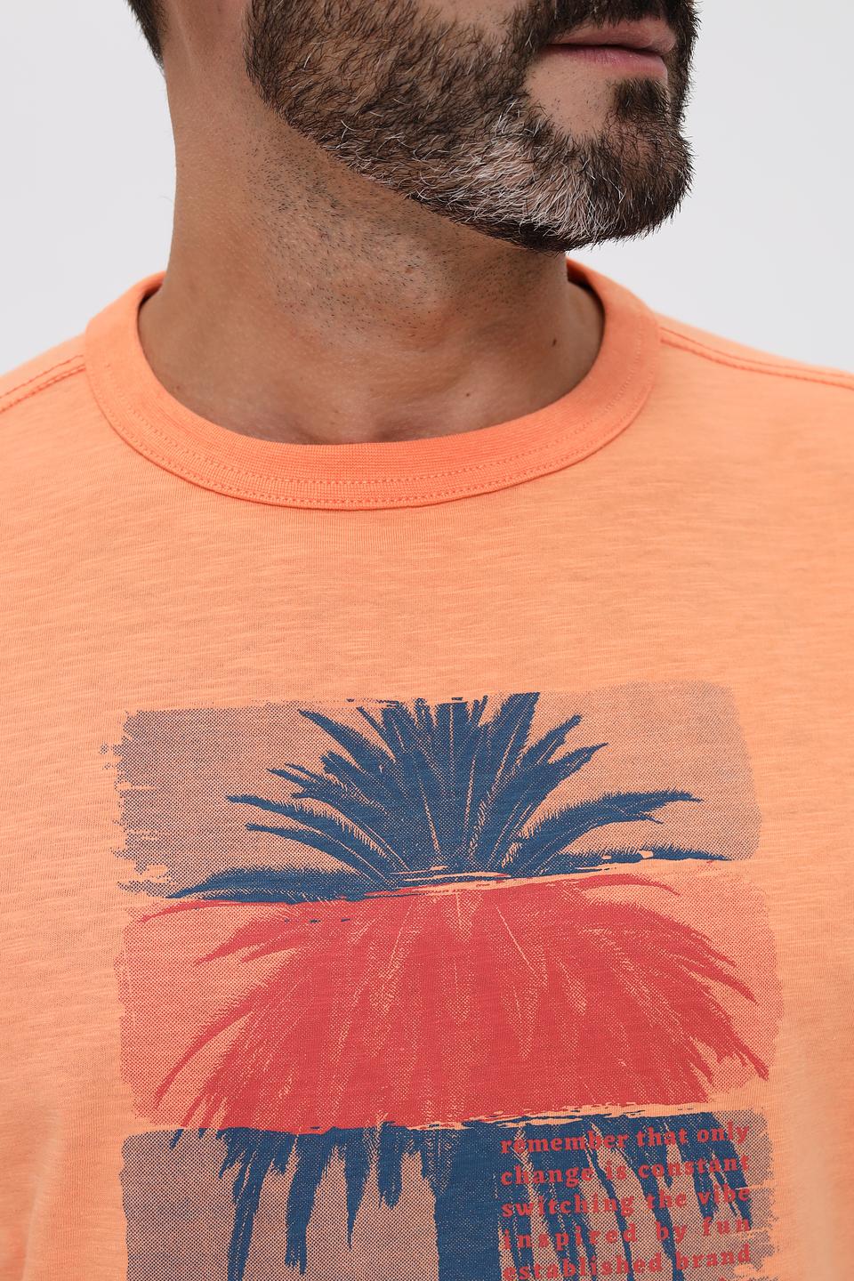 Футболка Lerros с принтом оранжевый