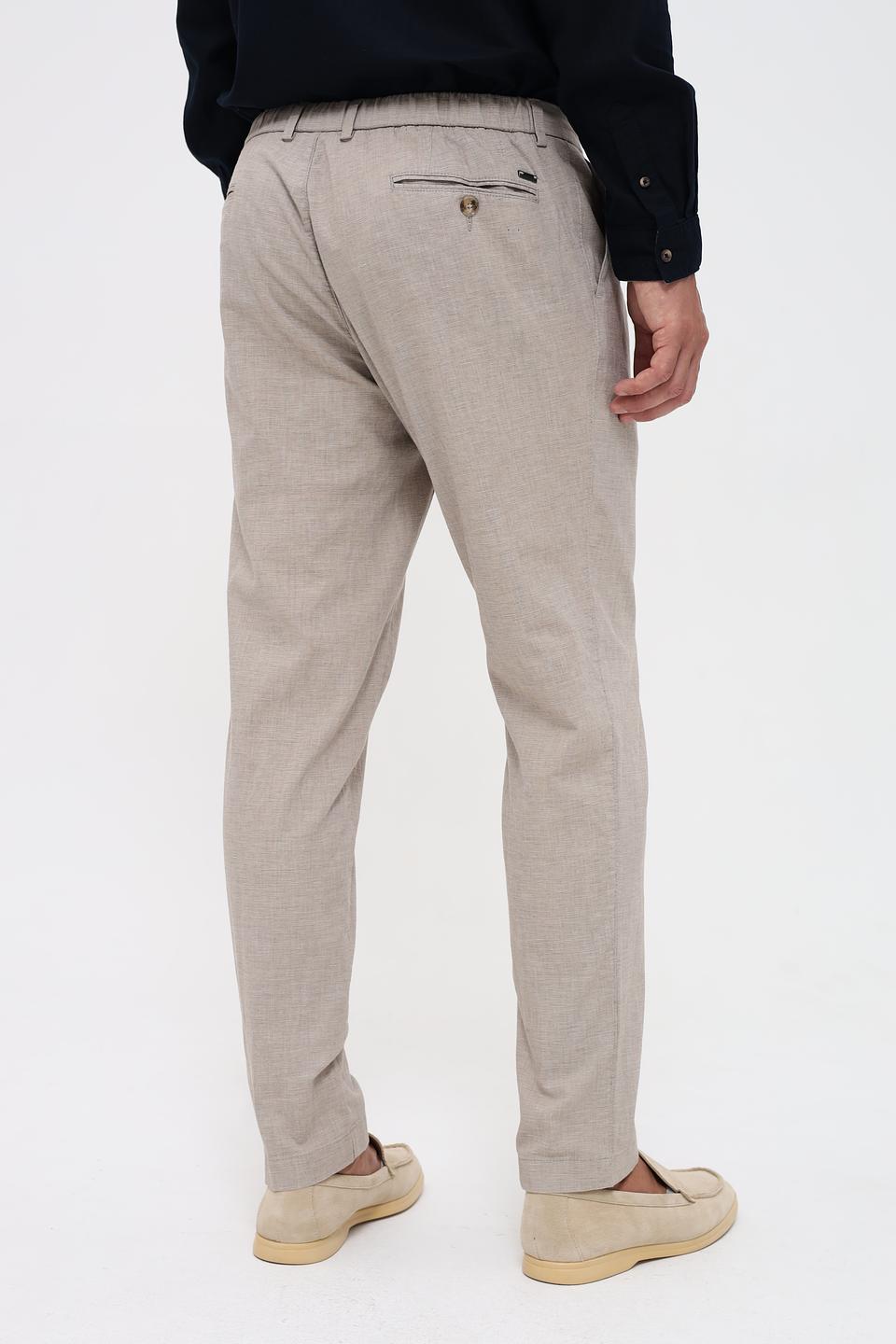 Брюки Bugatti бежевые с завязками