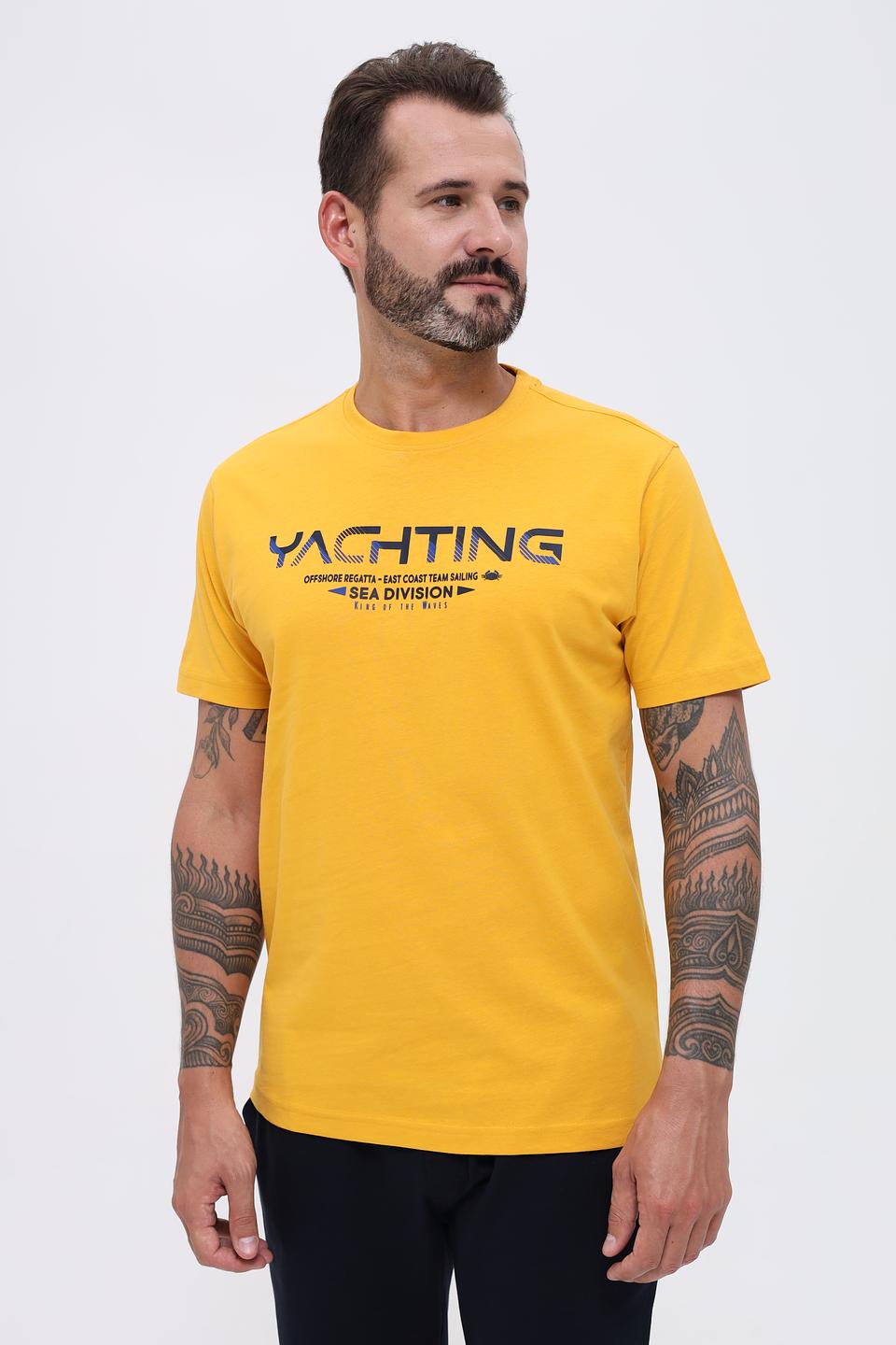 Футболка Granchio Yachting жёлтая
