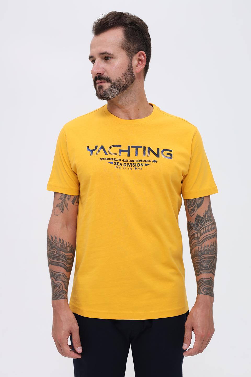 Футболка Granchio Yachting жёлтая
