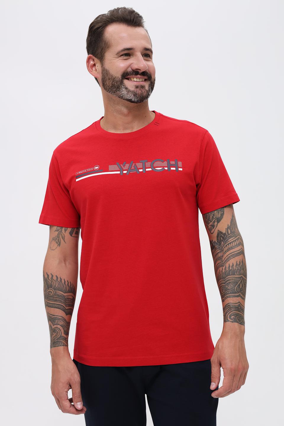 Футболка Granchio красная с логотипом