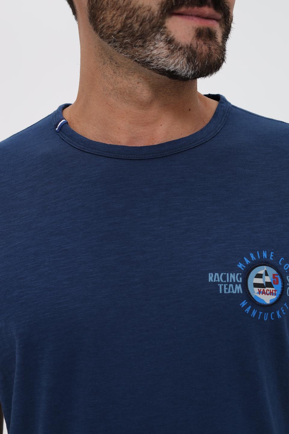 Футболка Sea Barrier с логотипом синяя