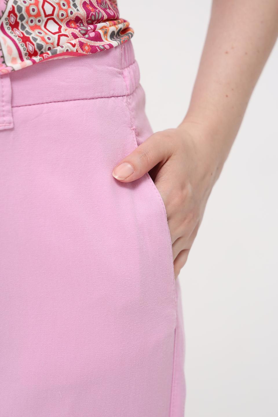 Брюки Angels прямого кроя розовые