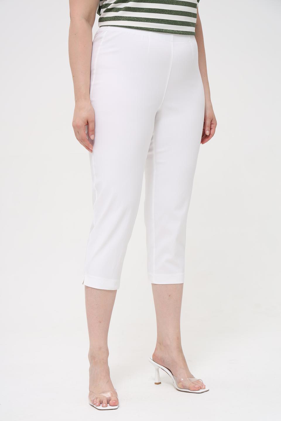 Брюки капри Via Appia белые