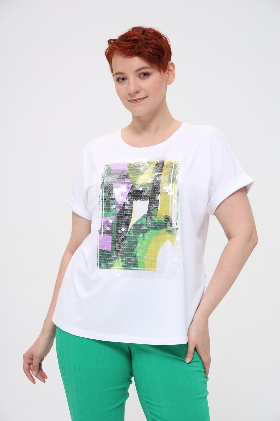 Футболка Samoon с пайетками