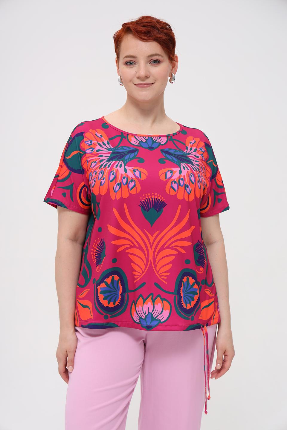 Блуза Oui с цветочным принтом