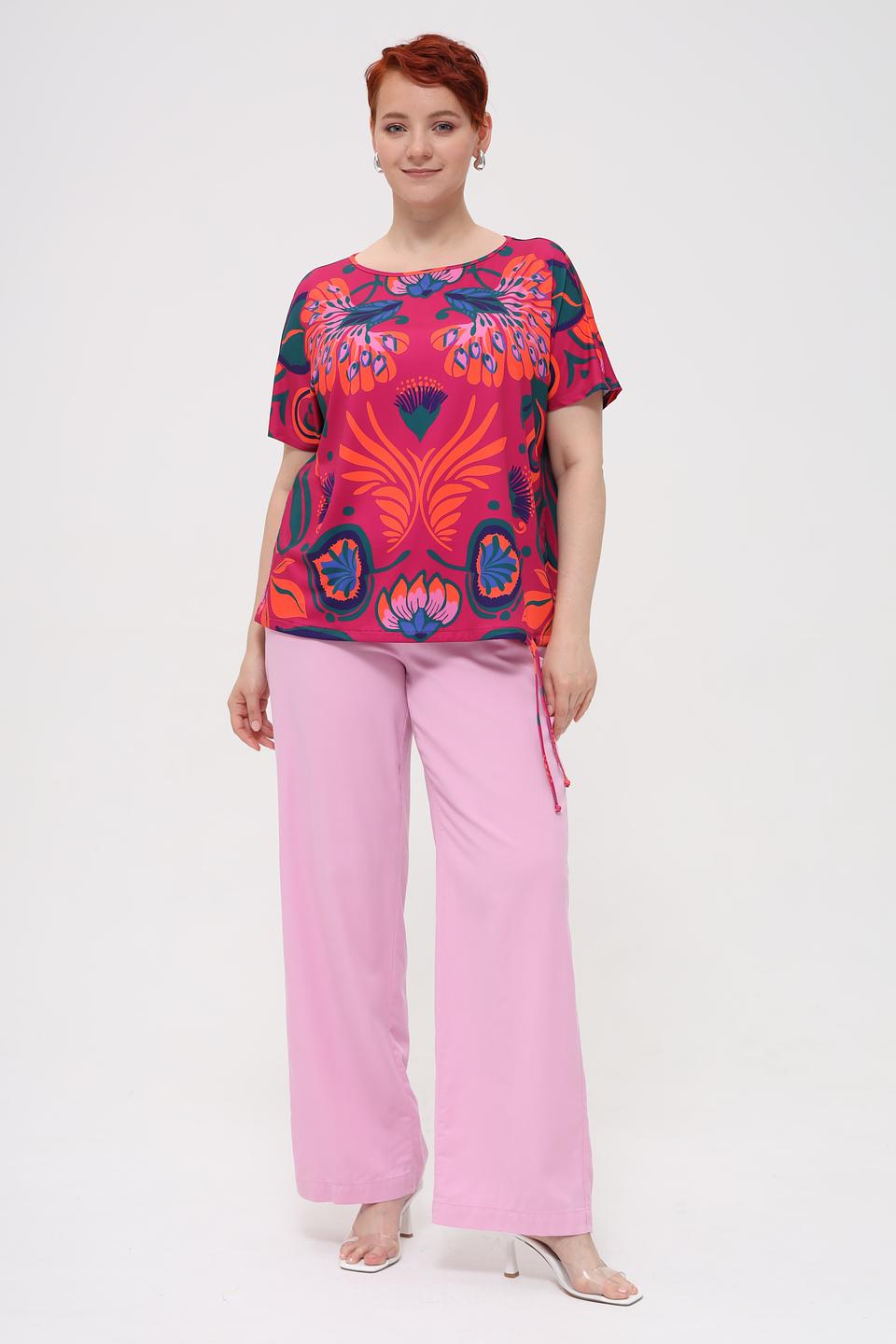 Блуза Oui с цветочным принтом