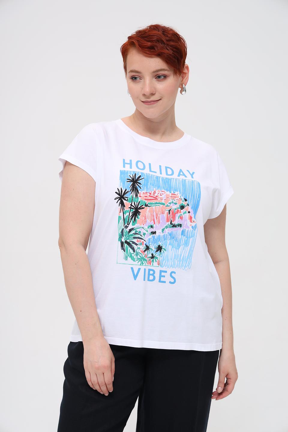 Футболка Marc Aurel с принтом Holiday