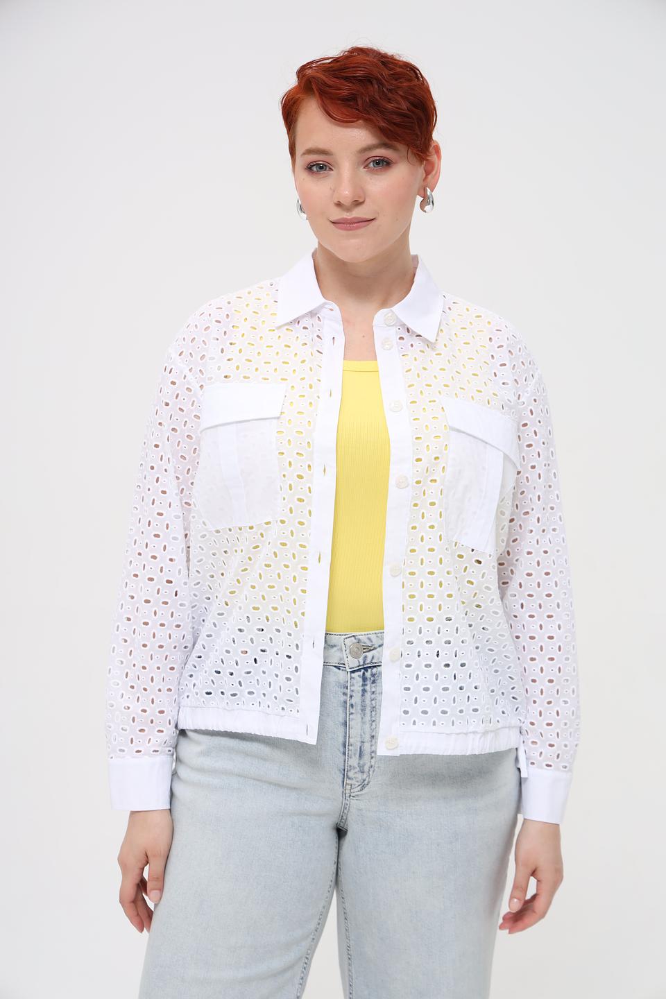 Блуза Lecomte с вышивкой