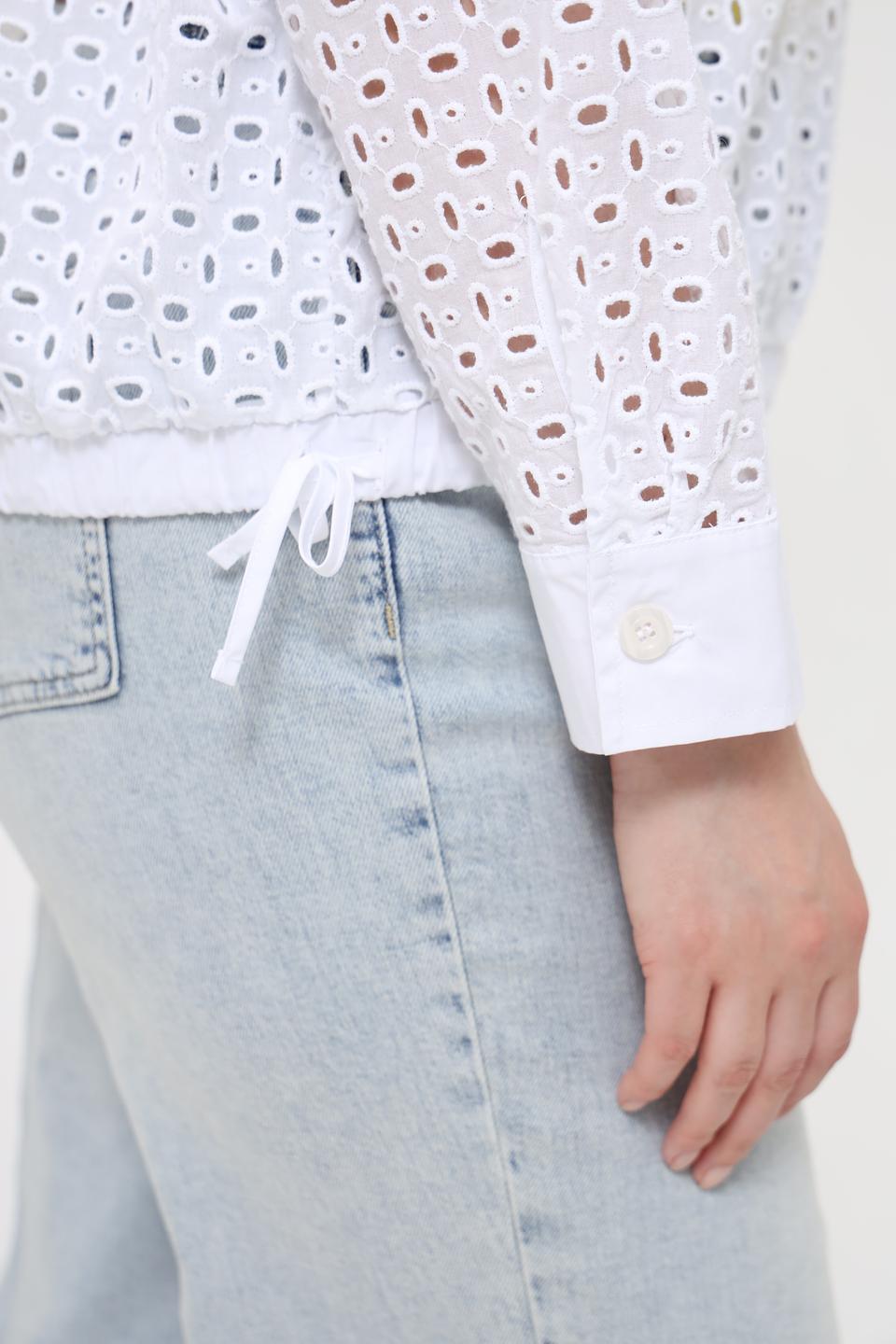 Блуза Lecomte с вышивкой