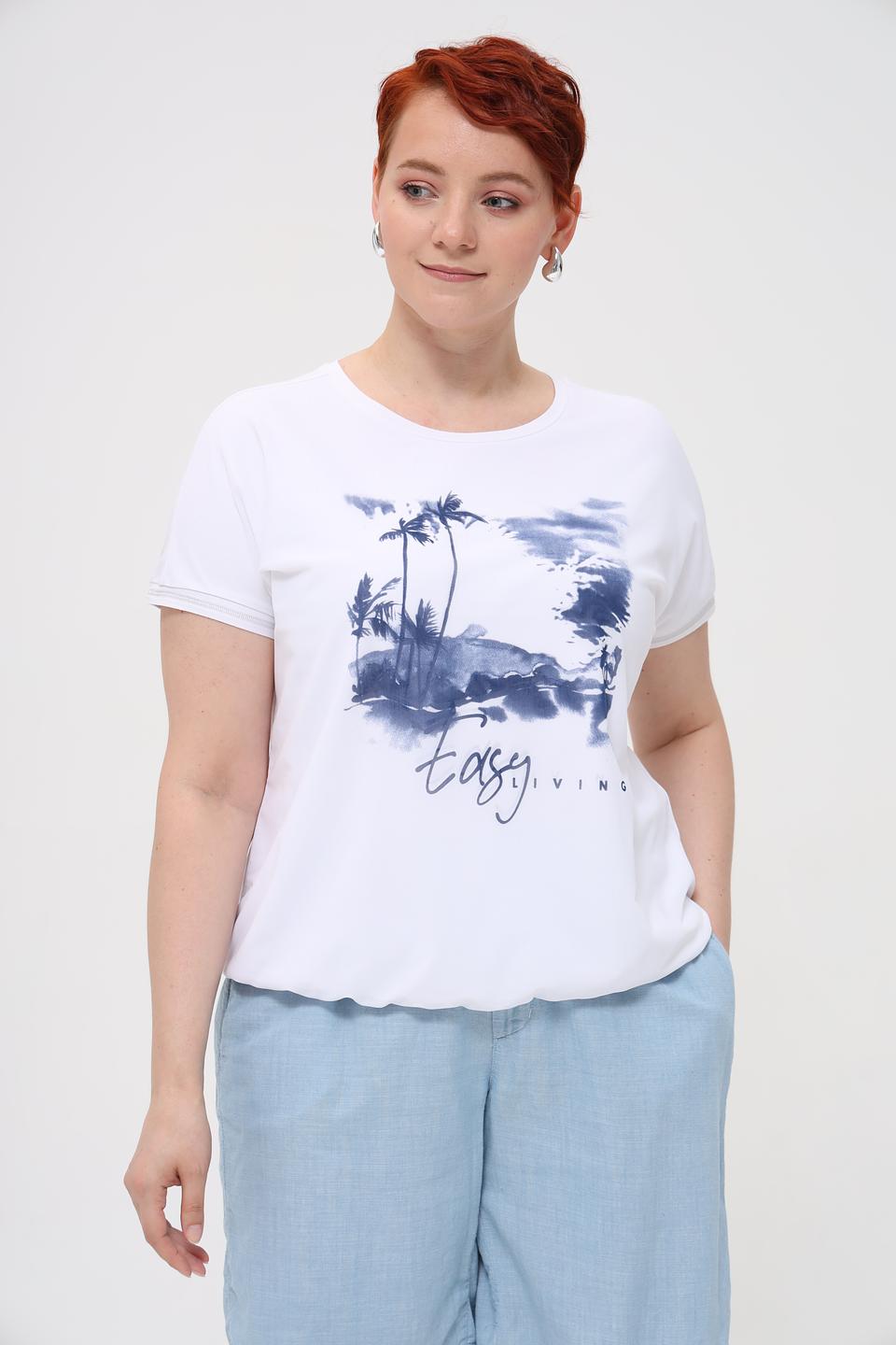 Футболка Lecomte с принтом Easy Living