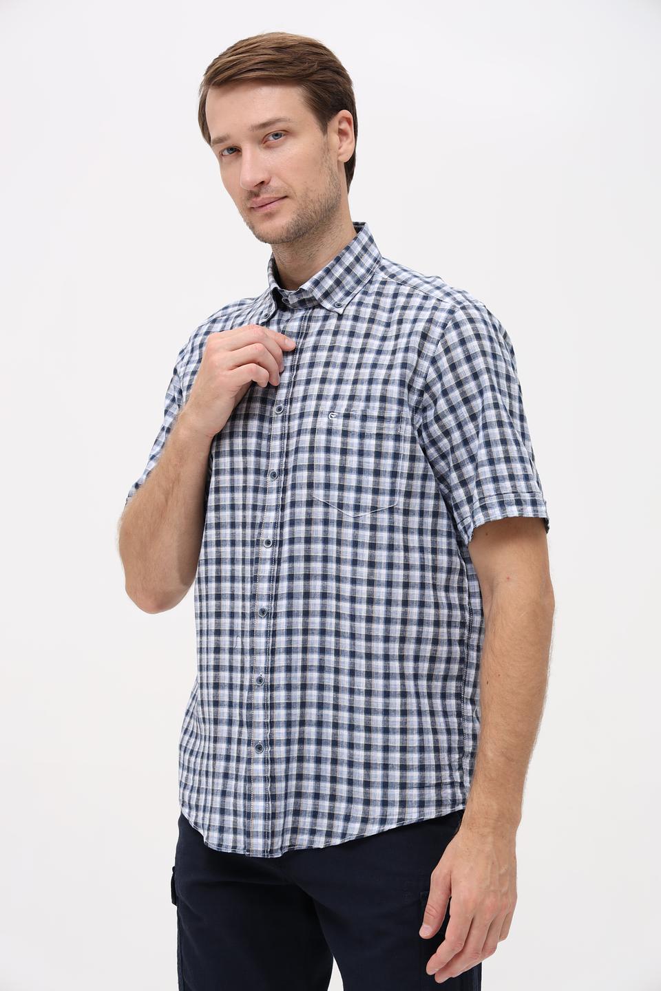 Рубашка кр Casa Moda в клетку
