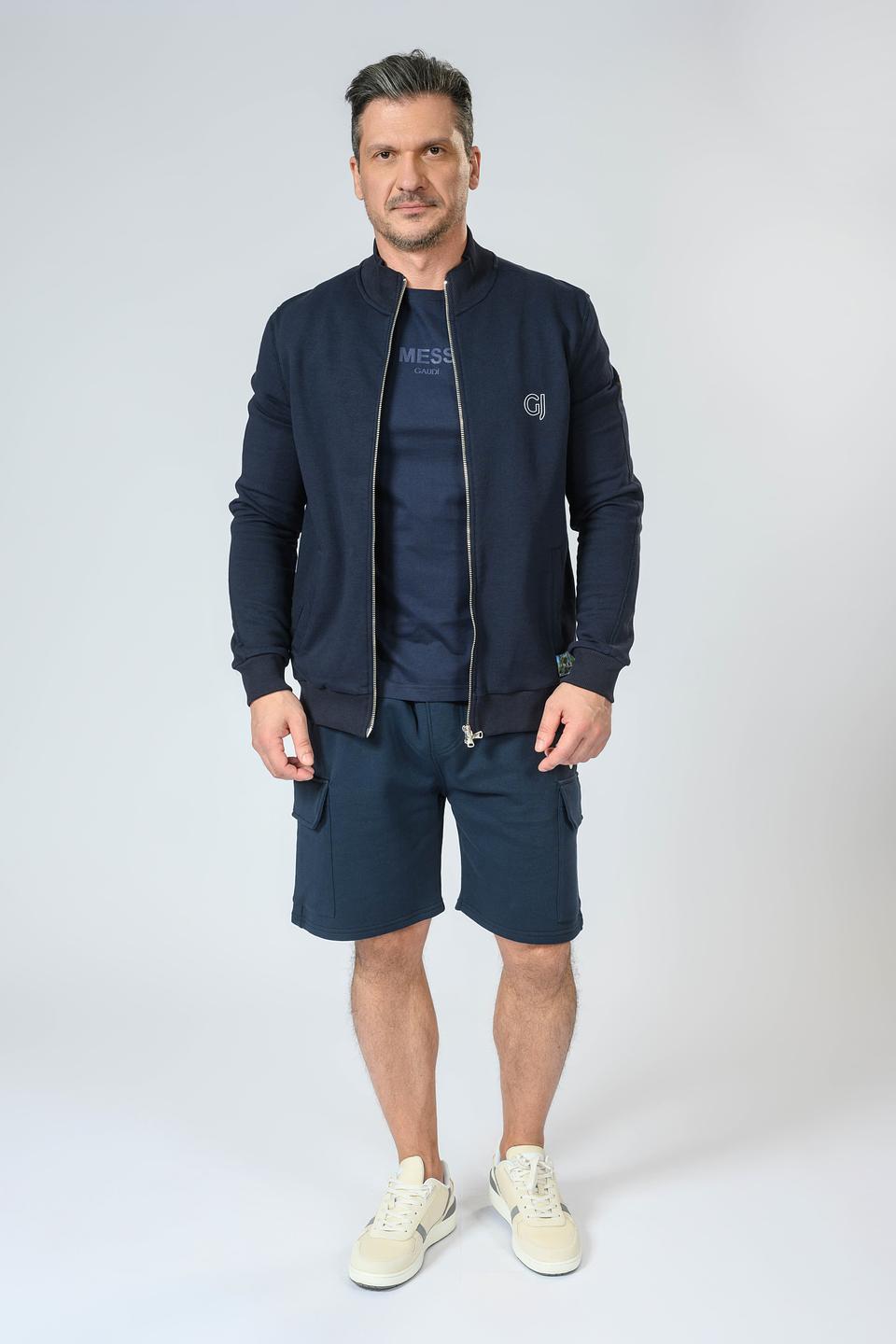 Кардиган Gaudi синий на молнии