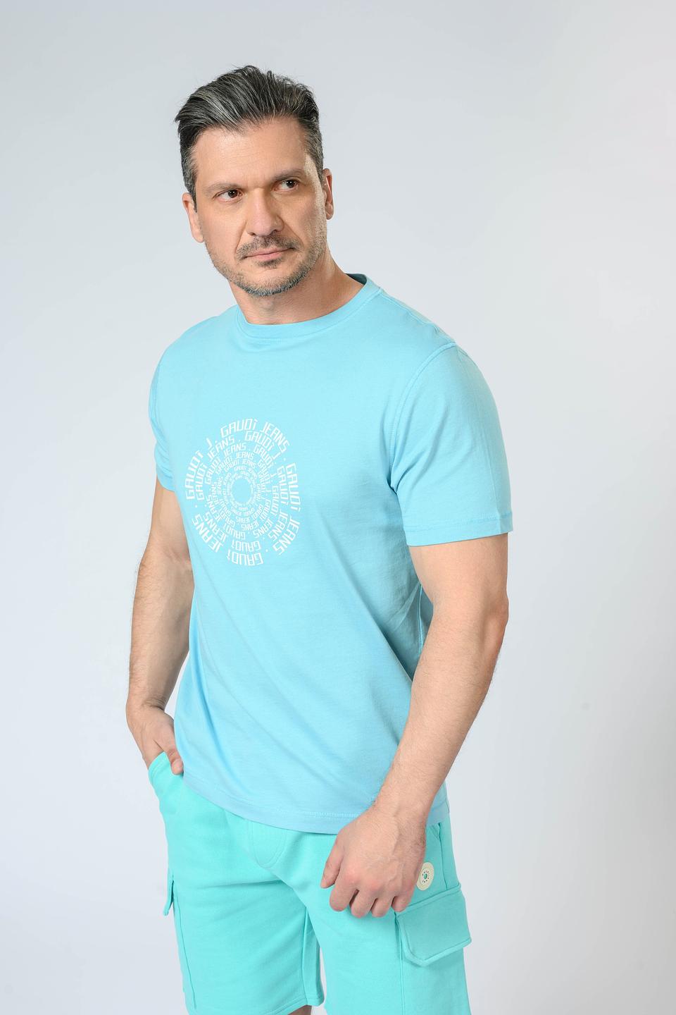 Футболка Gaudi Jeans голубая