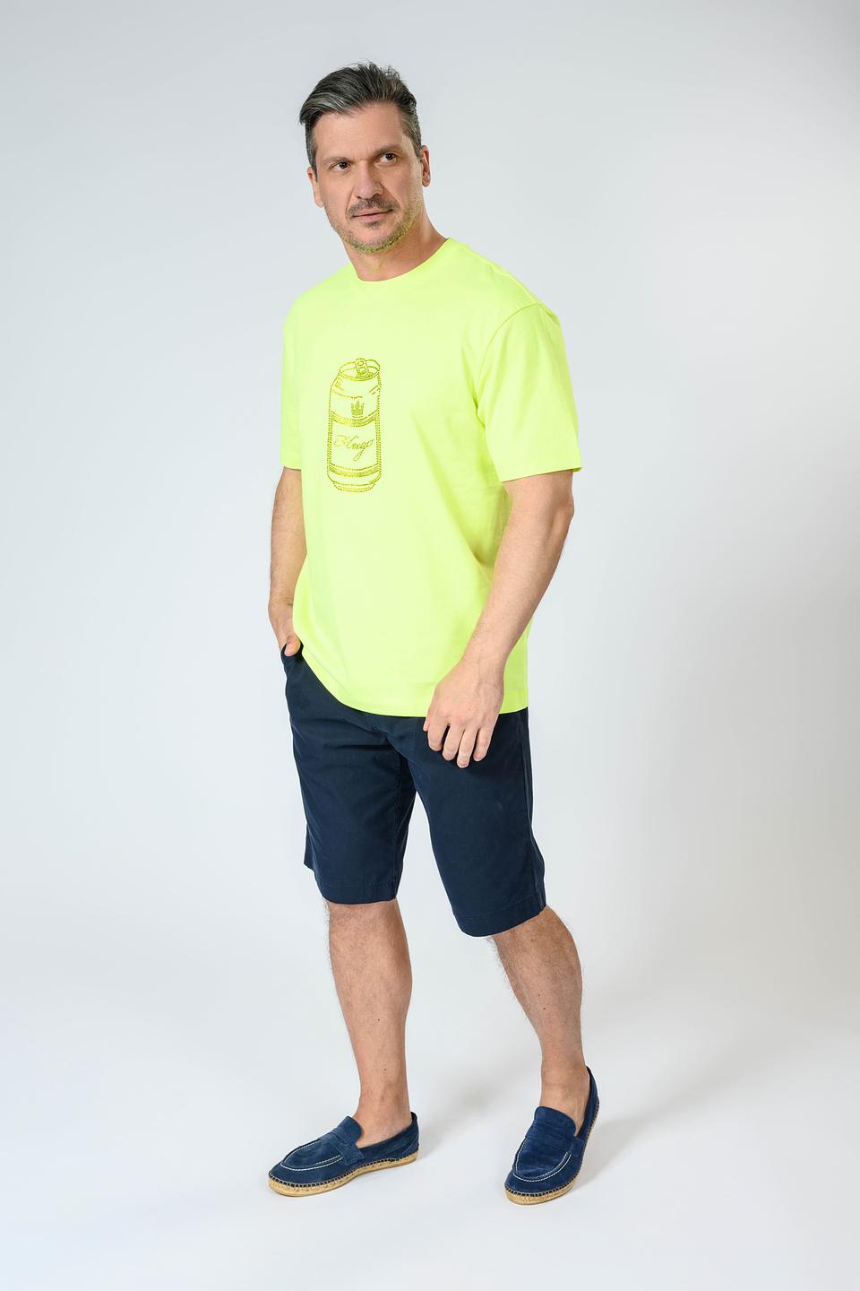 Футболка Hugo с принтом лайм