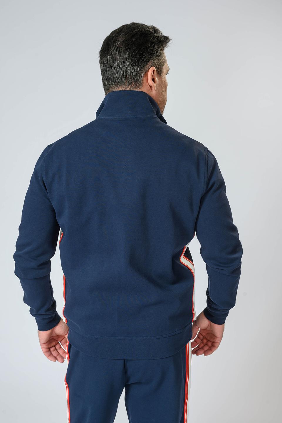 Кардиган Liu-Jo мужской синий с полосками