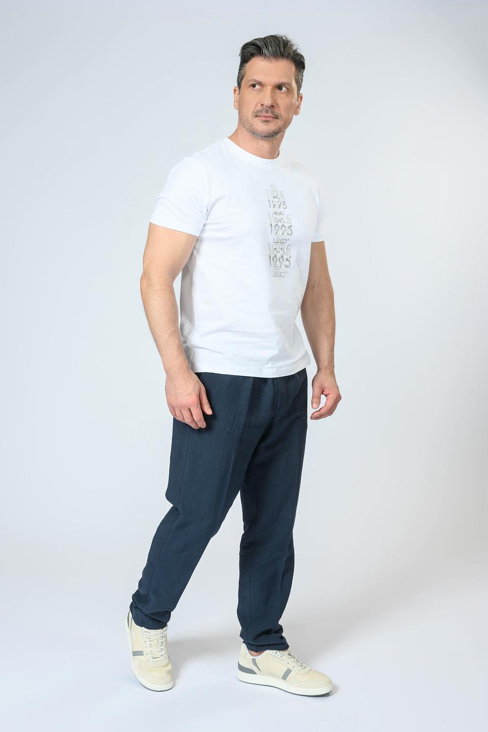 Футболка Liu-Jo муж. с принтом белый