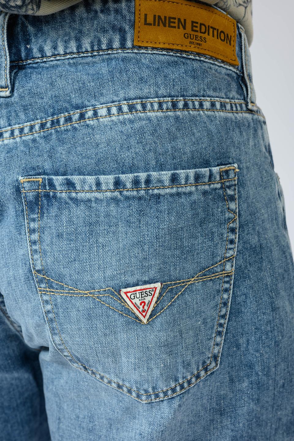 Шорты Guess деним голубой