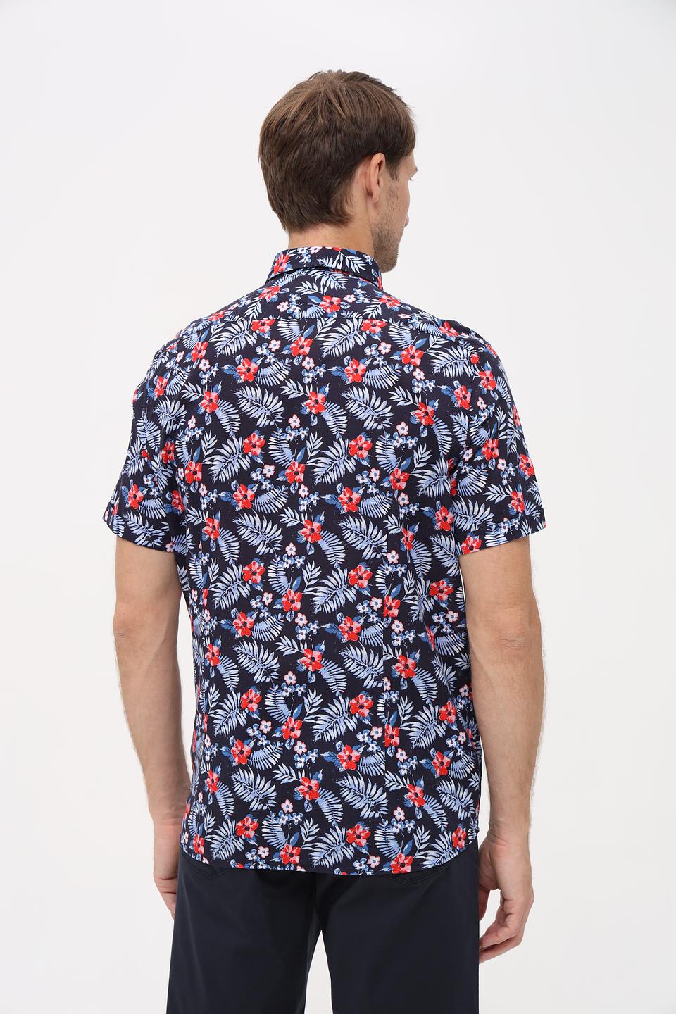 Рубашка Bugatti с цветочным принтом