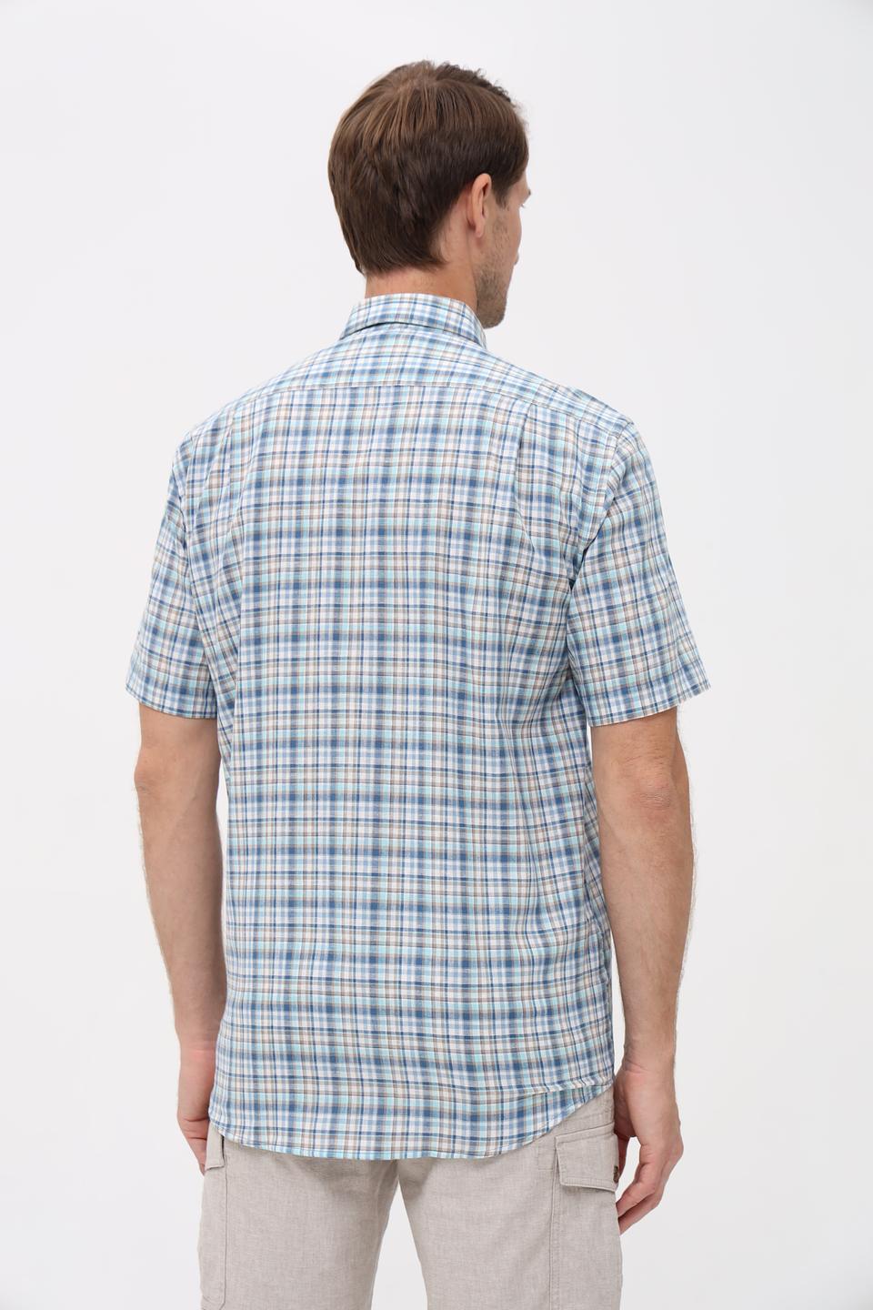 Рубашка кр Sea Barrier в клетку