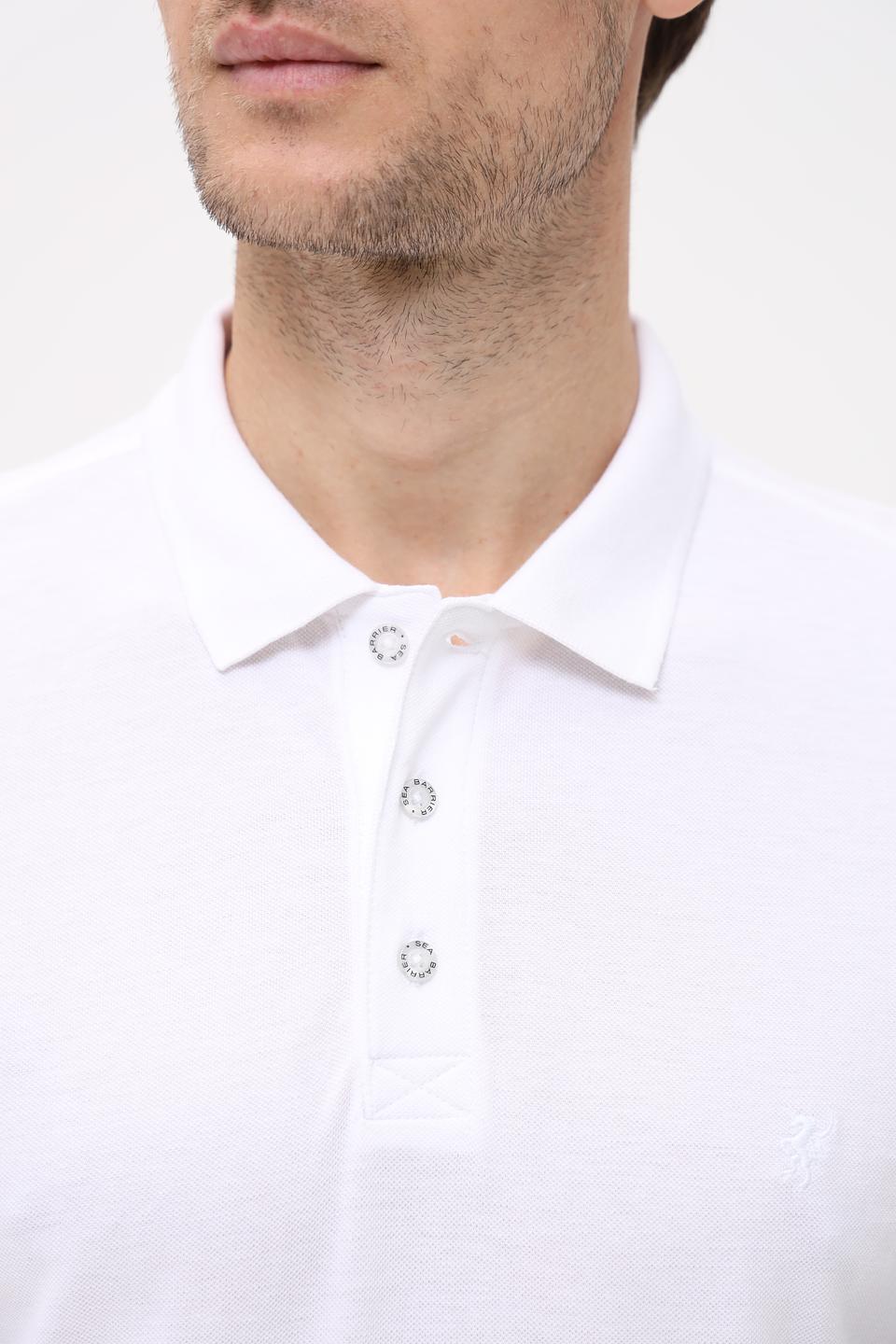 Поло Sea Barrier мужское белое