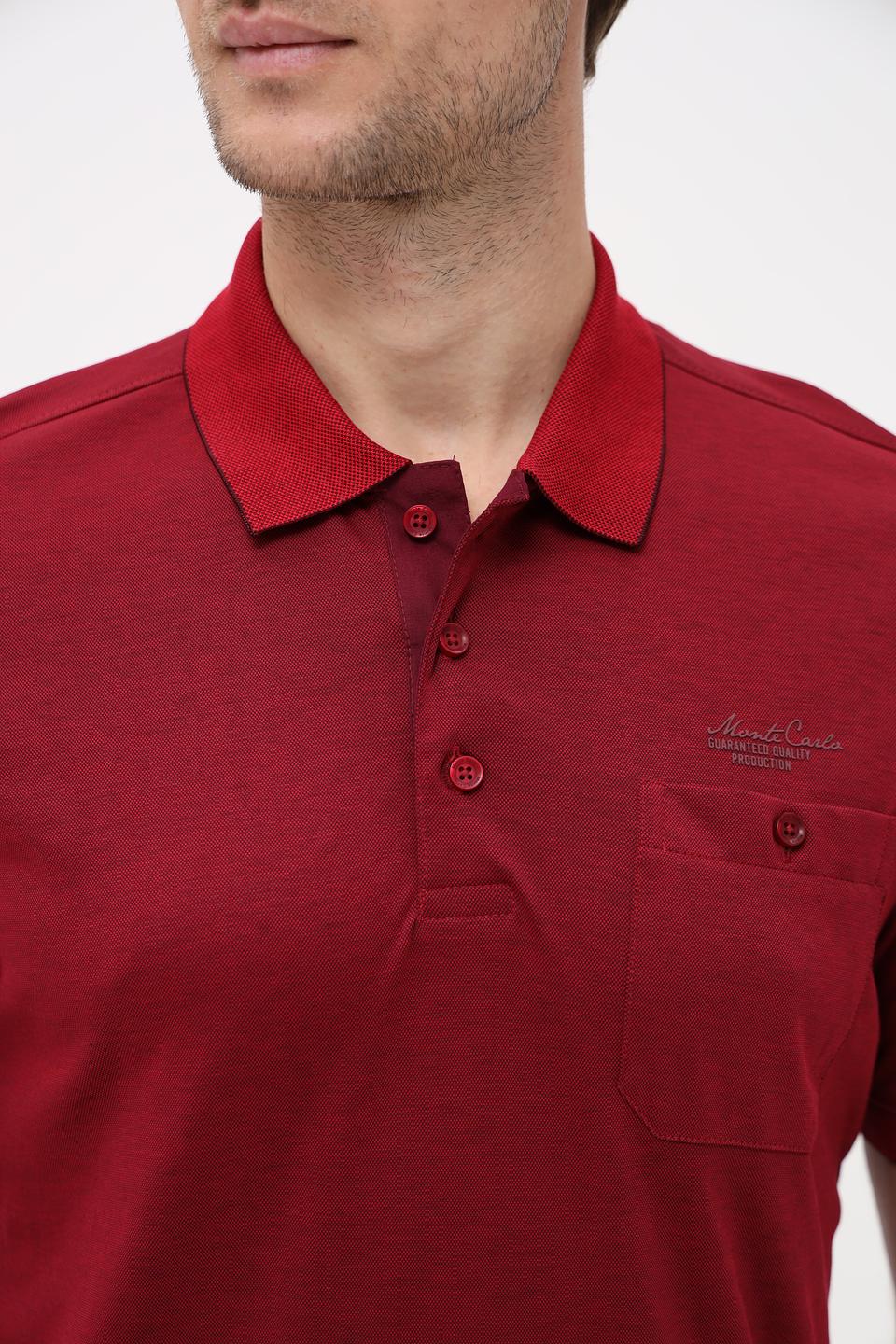 Поло Monte Carlo бордовый