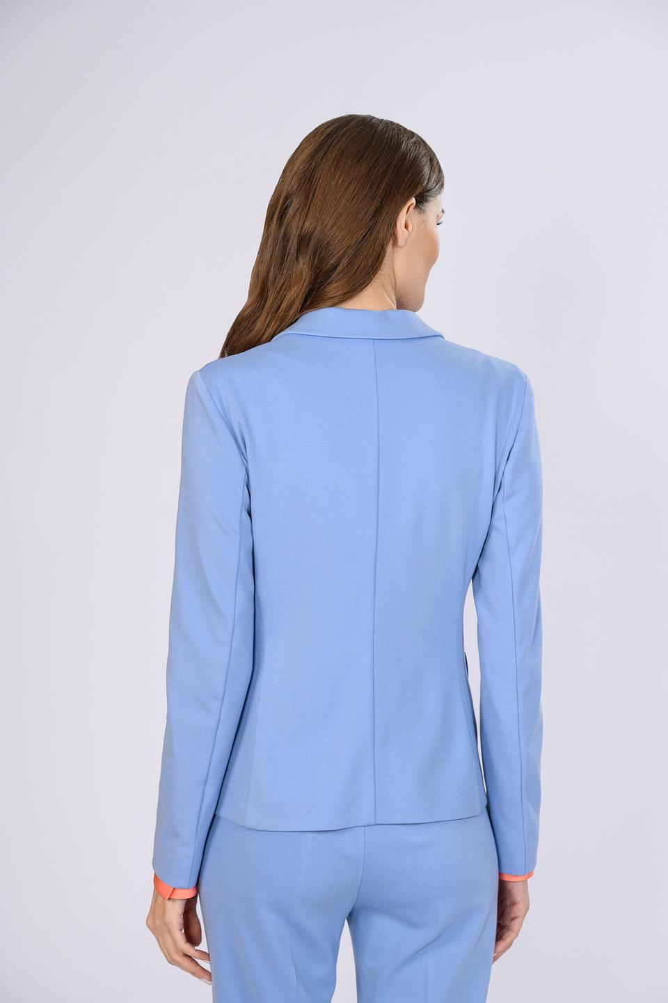 Жакет Boss Black голубой приталенный