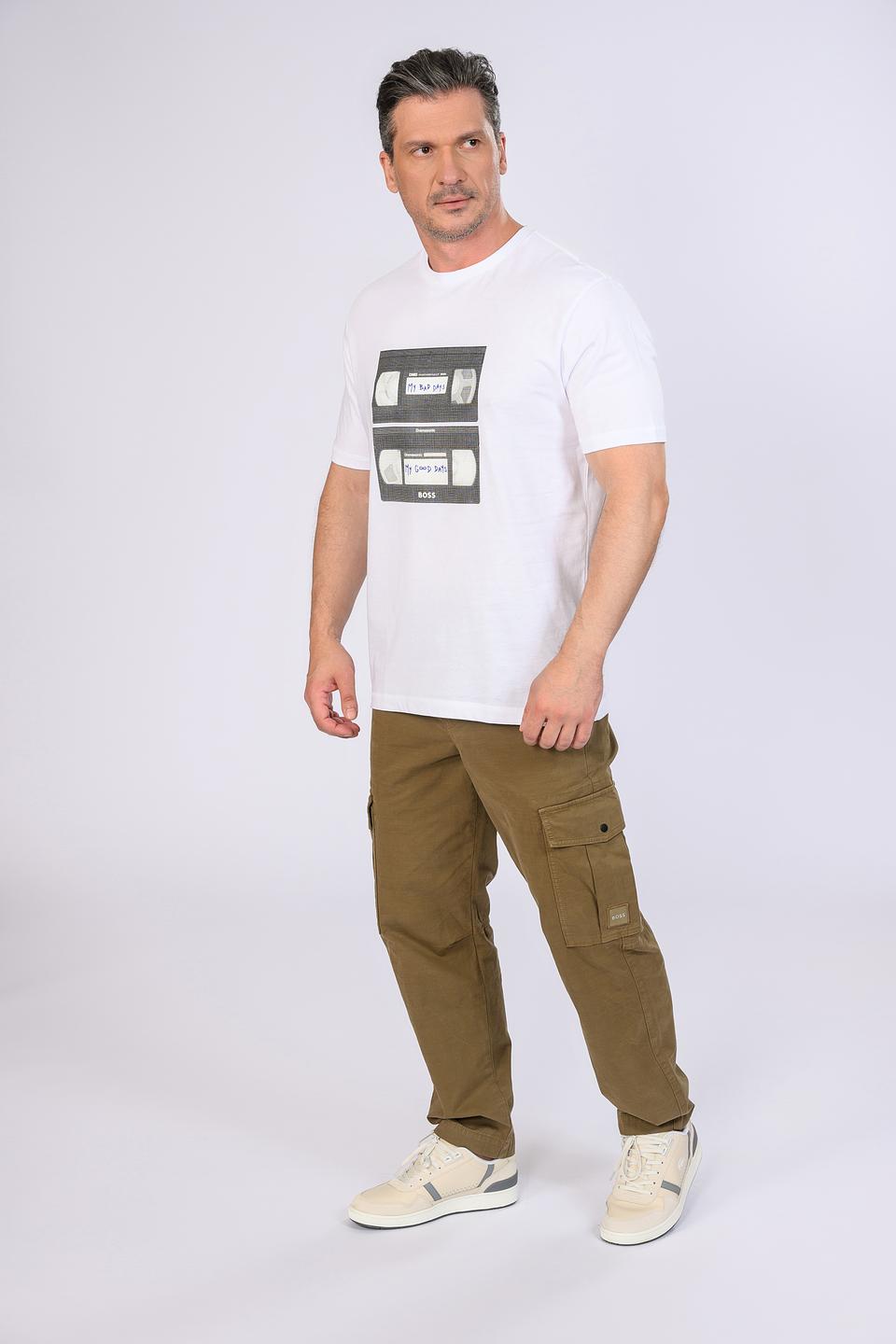 Брюки карго Boss Orange хаки