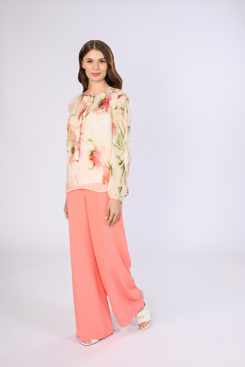 Блуза Boss Black с цветочным принтом