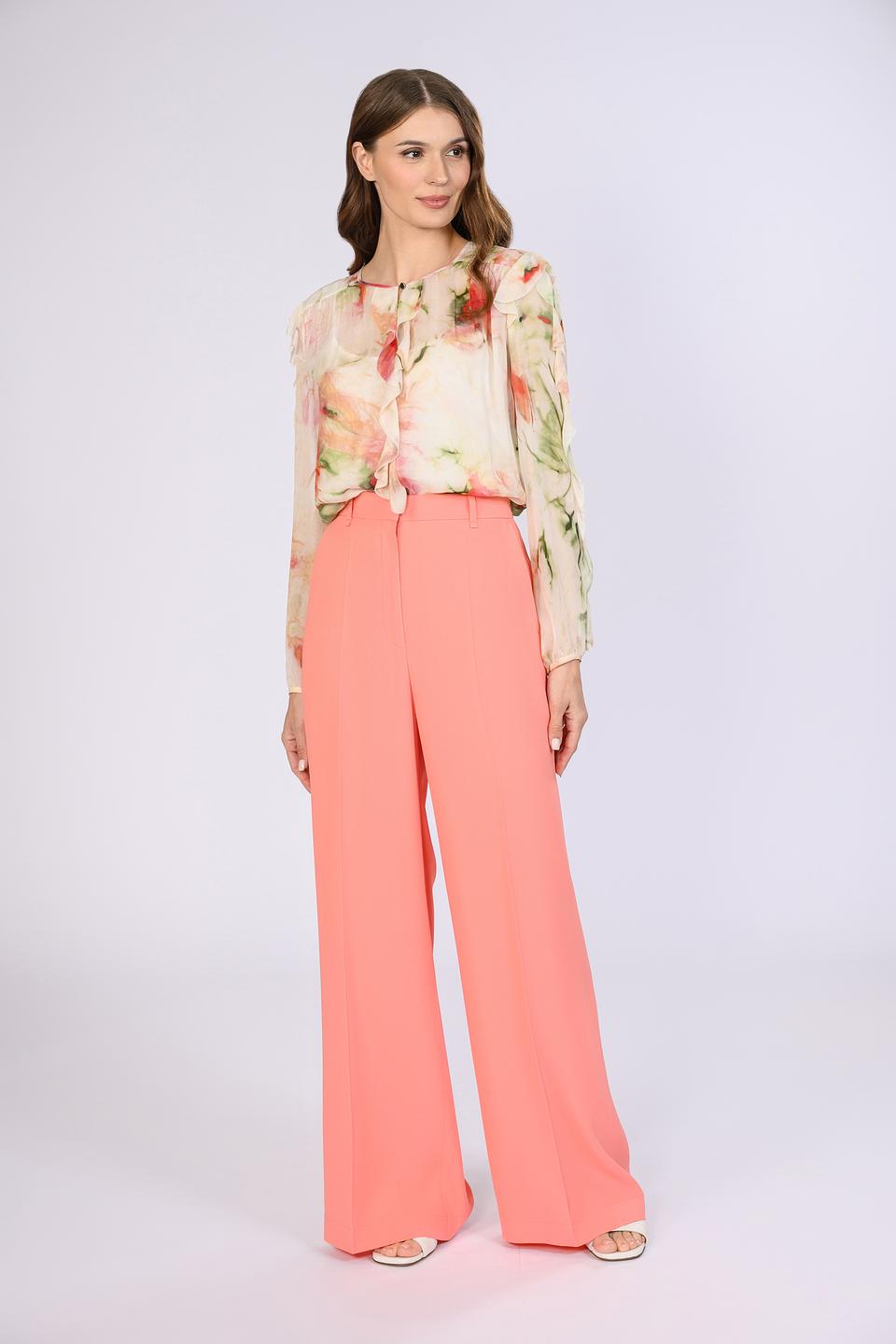 Брюки Boss Black широкие коралловые