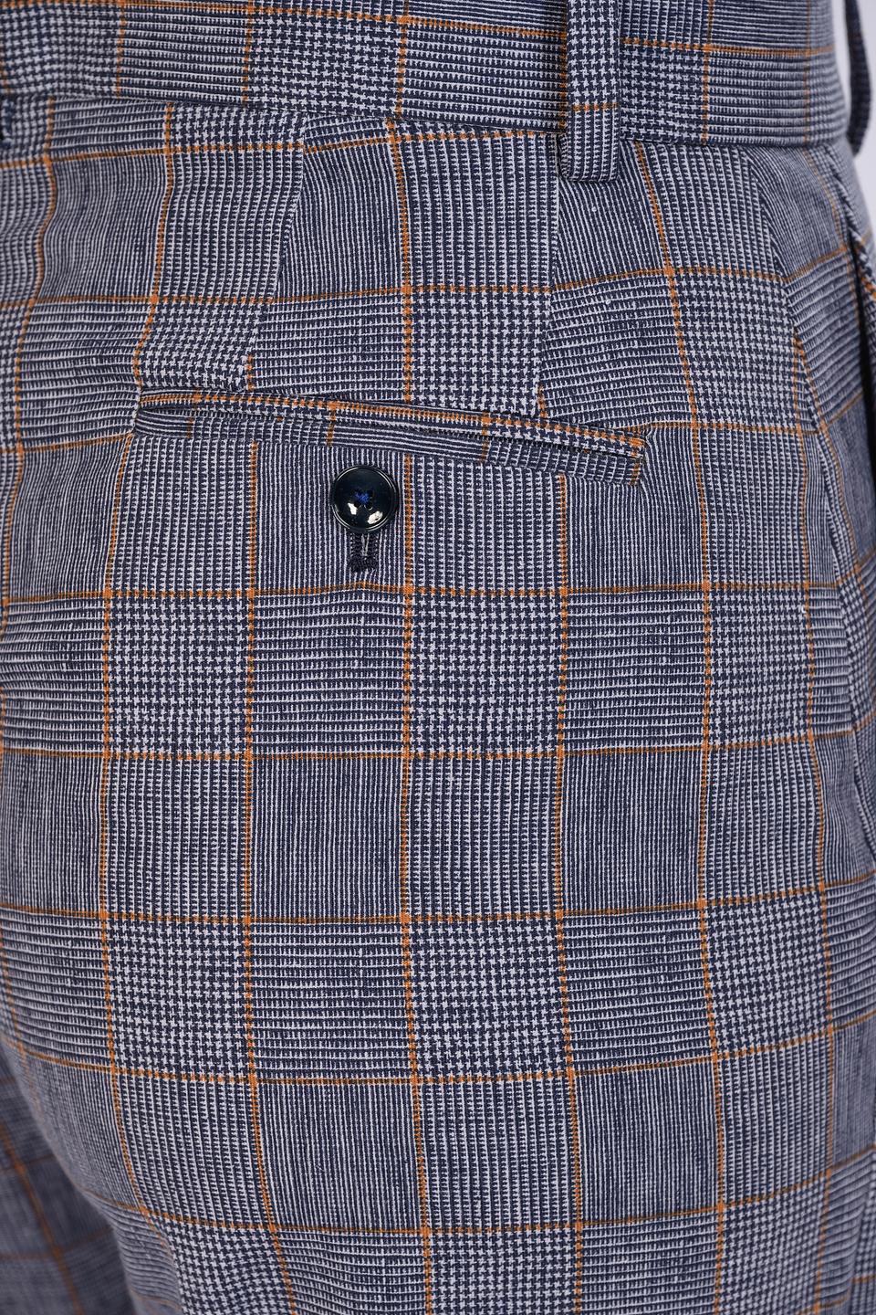 Брюки Circolo 1901 в клетку синие