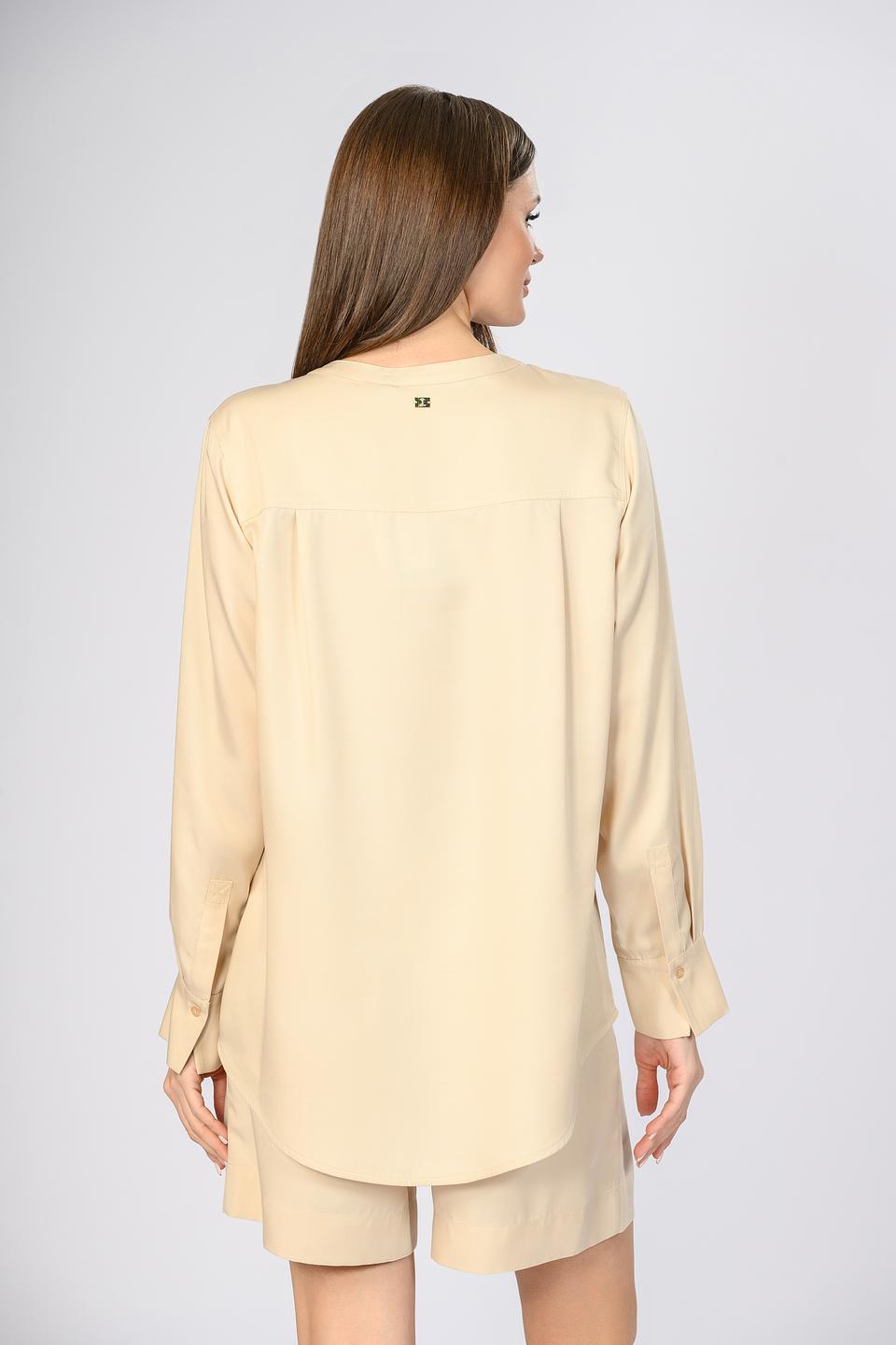Блуза Joop! женская бежевая с карманами