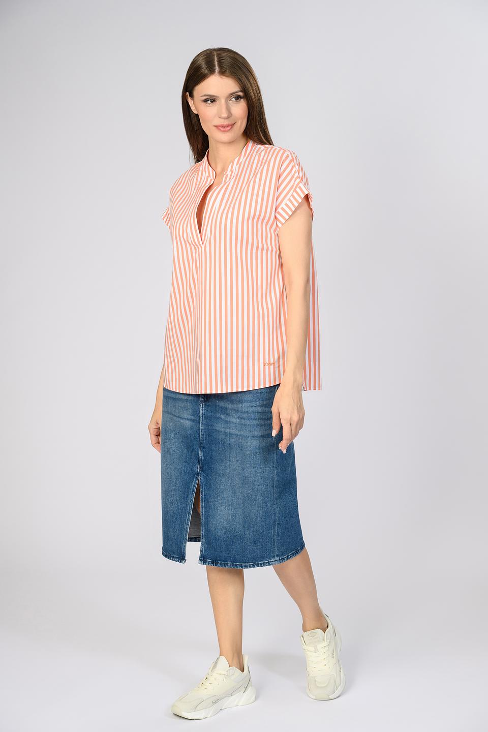 Блуза Joop! в полоску оранжевая