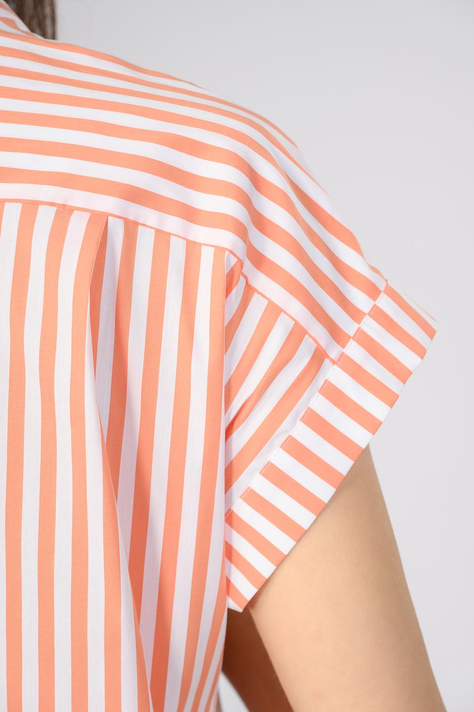 Блуза Joop! в полоску оранжевая