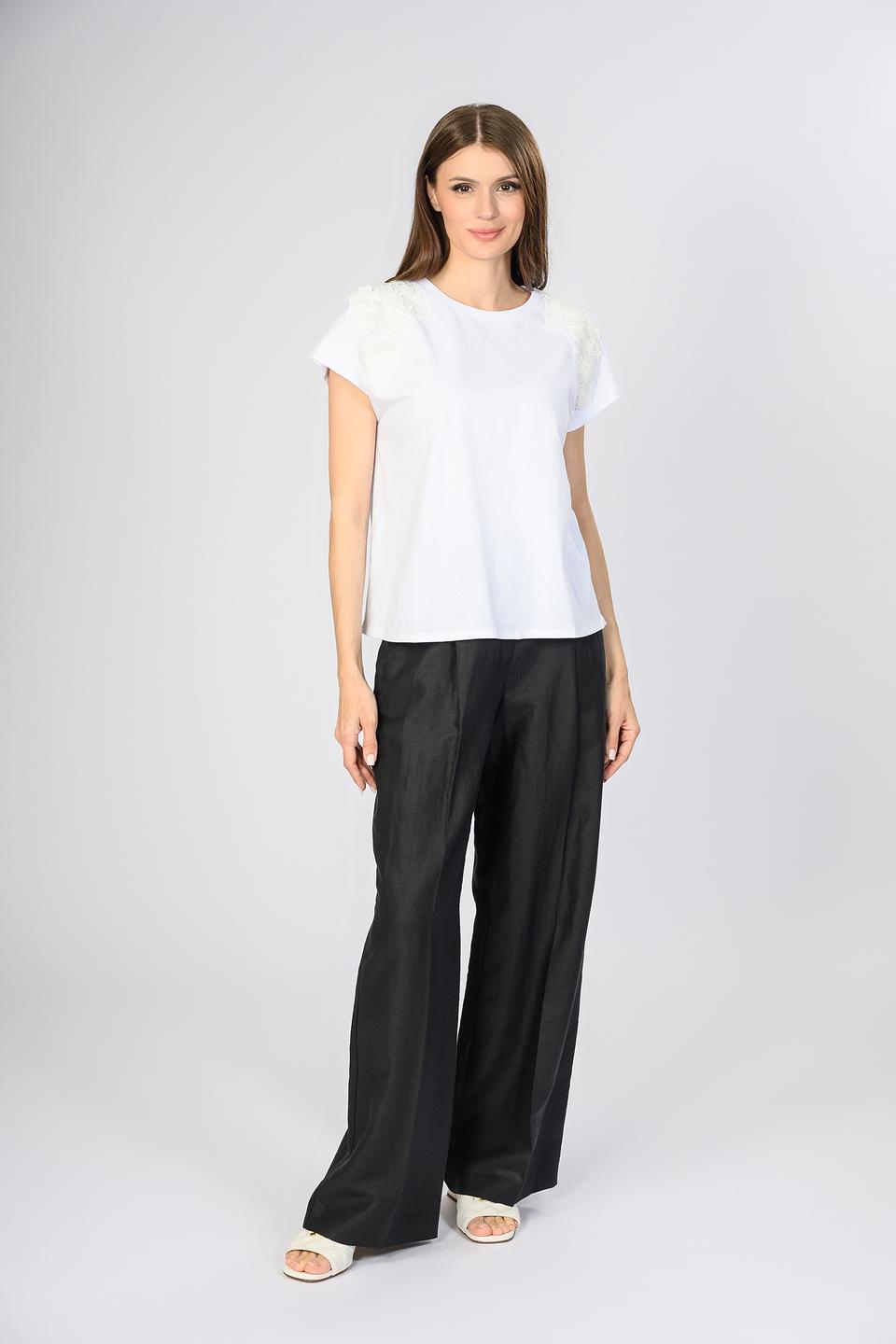 Блуза Twin Set с кружевом белый