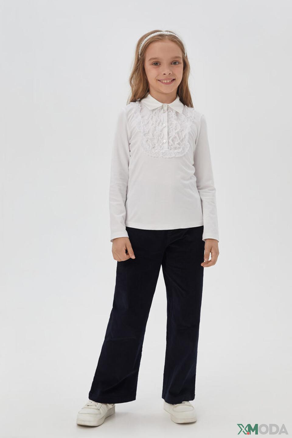 Белая блузка Choupette с кружевным воротником