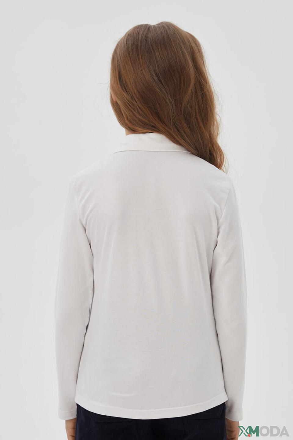 Белая блузка Choupette с кружевным воротником