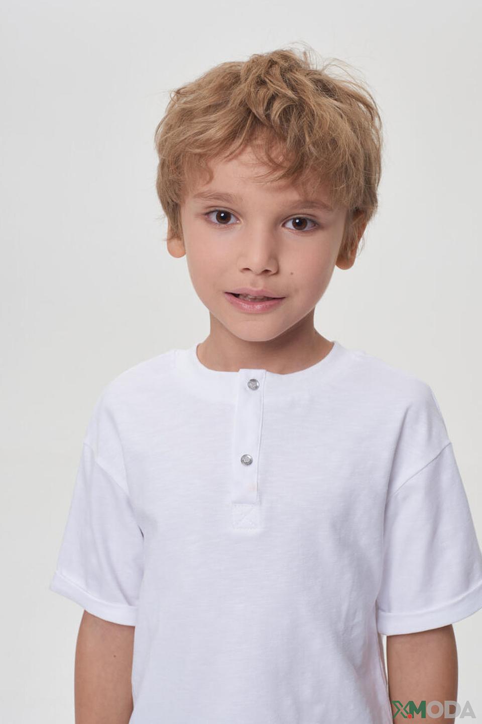 Белая футболка Choupette для мальчиков