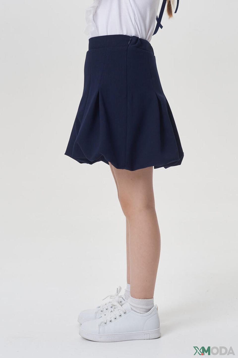 Юбка Choupette дев. синяя со складками