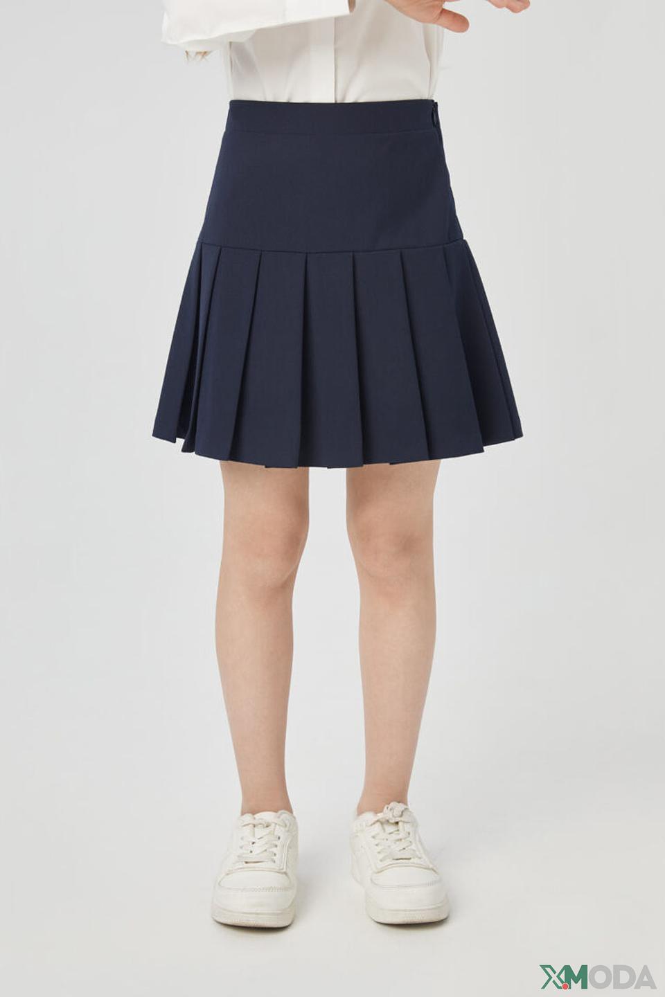 Юбка Choupette дев. плиссе синяя