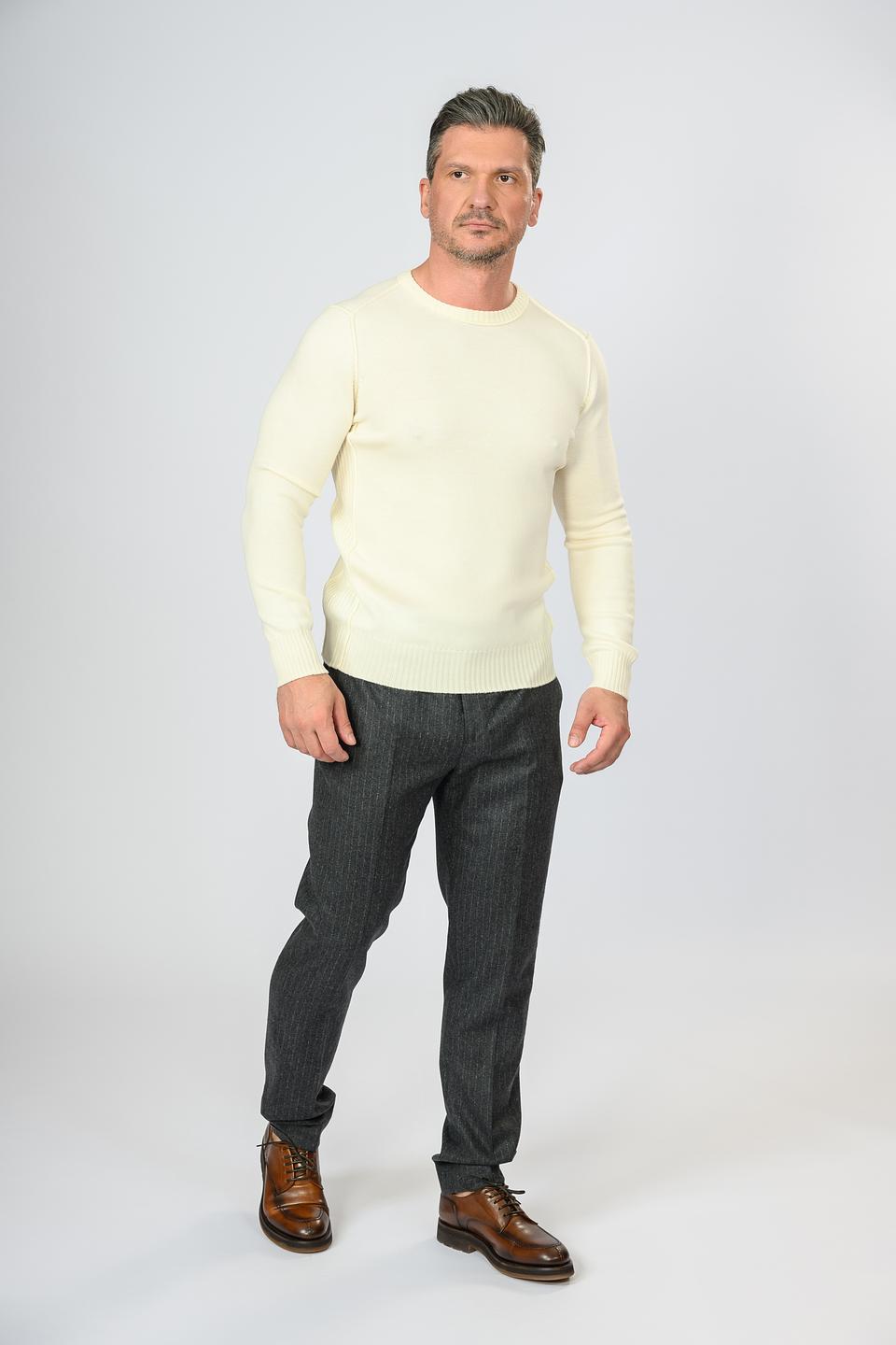 Джемпер Gran Sasso муж. кремовый