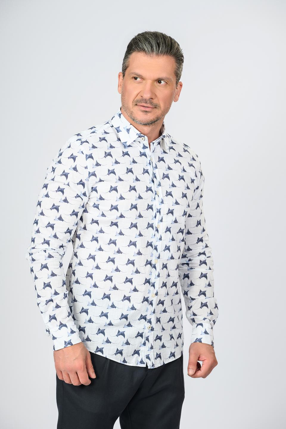 Рубашка Joop! муж. с принтом