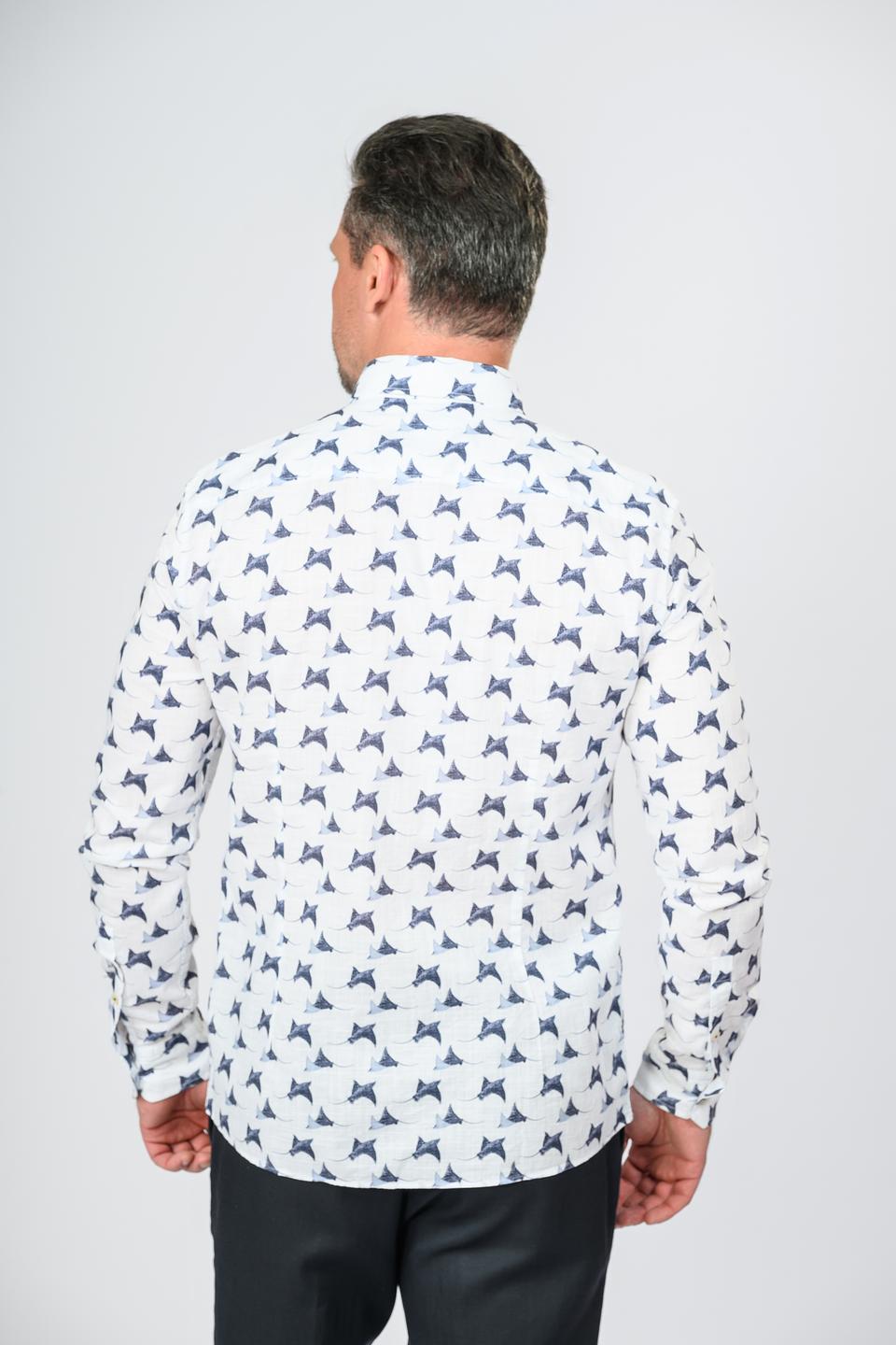 Рубашка Joop! муж. с принтом