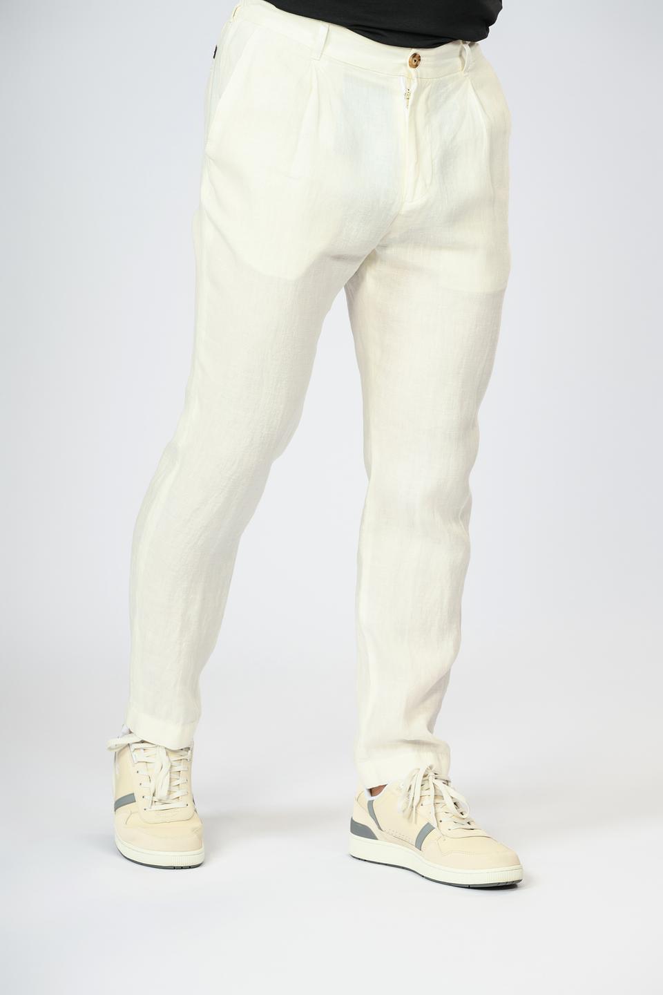 Брюки Joop! льняные бежевые