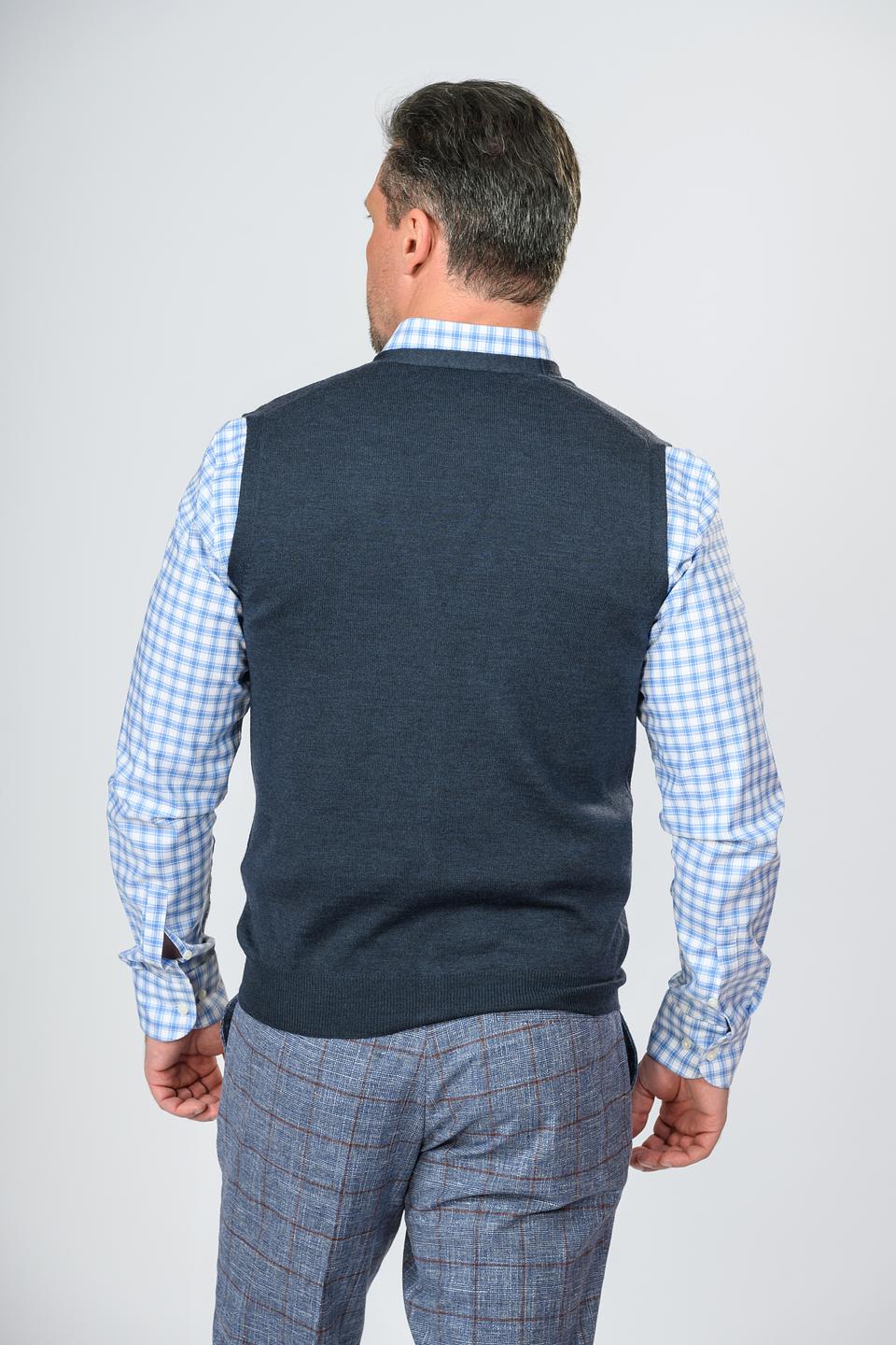 Жилет Gran Sasso мужской тёмно-синий